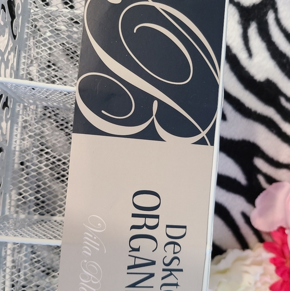 White Metal/Iron Desktop Pullout Drawer Organizer - Picture 3 of 5